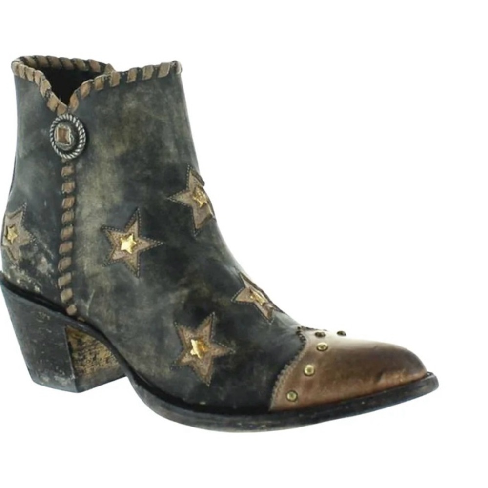 Star-Studded Ankle Boots